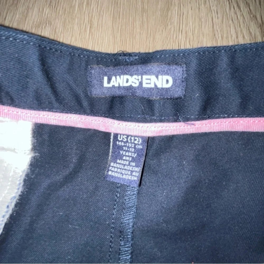 Lands' End Navy Blue Chino Shorts